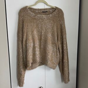Tahari Cozy Tan Sweater